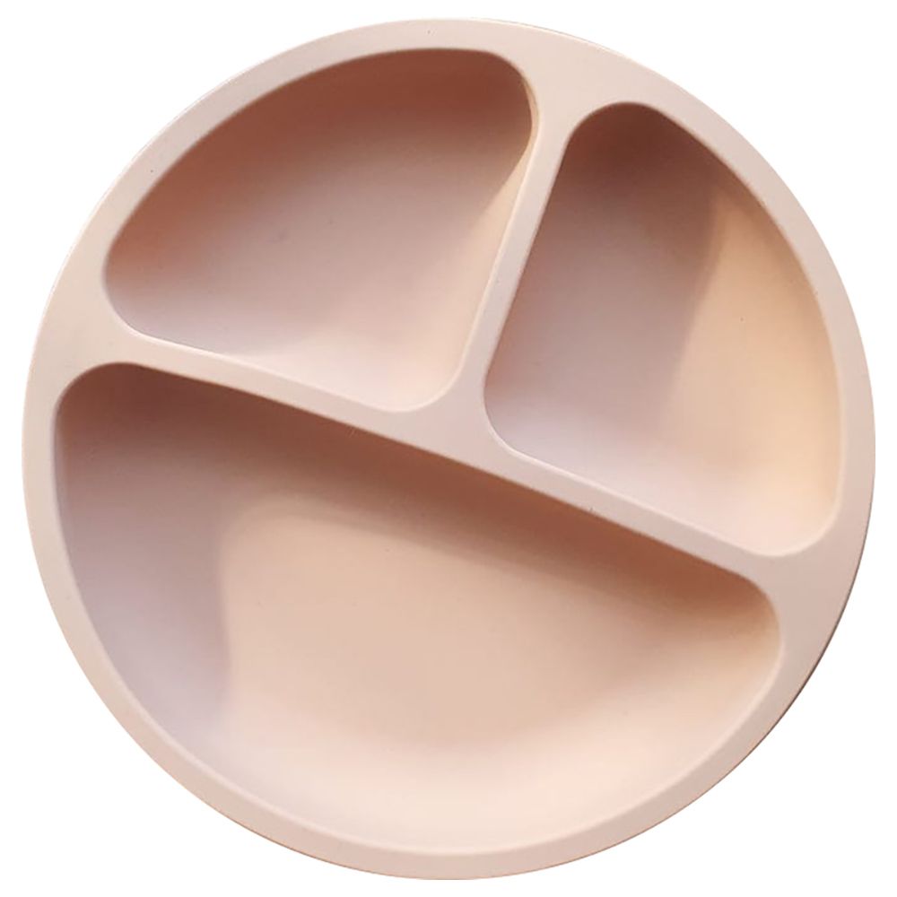 Dove and Dovelet - Silicone Divided Plate - Peachy