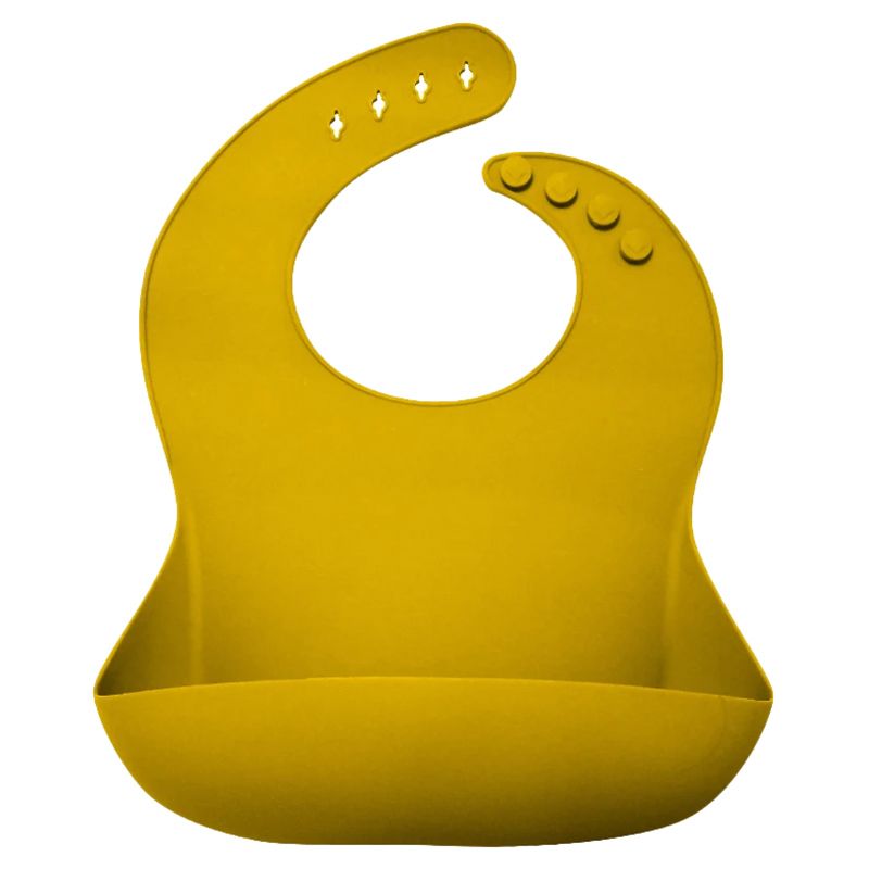 Dove and Dovelet - Soft Silicone Bib - Marigold