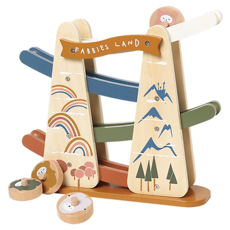 Fabelab - Ramp Racer Fabbies Land - Wood Toy