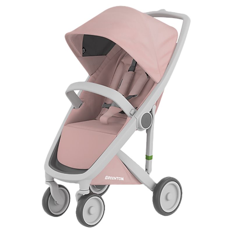 Greentom - Eco Stroller "Classic" Stroller - Grey/Blossom