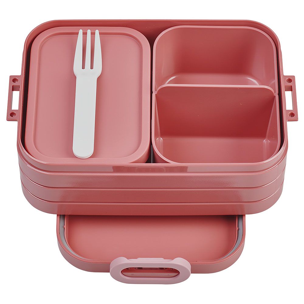 Mepal - 3 Compartments Bento Lunch Box - Vivid Mauve