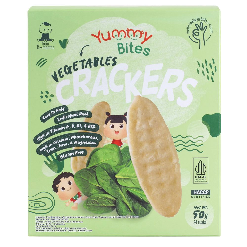 Yummy Bites - Rice Cracker Vegetable Flavor - 50g