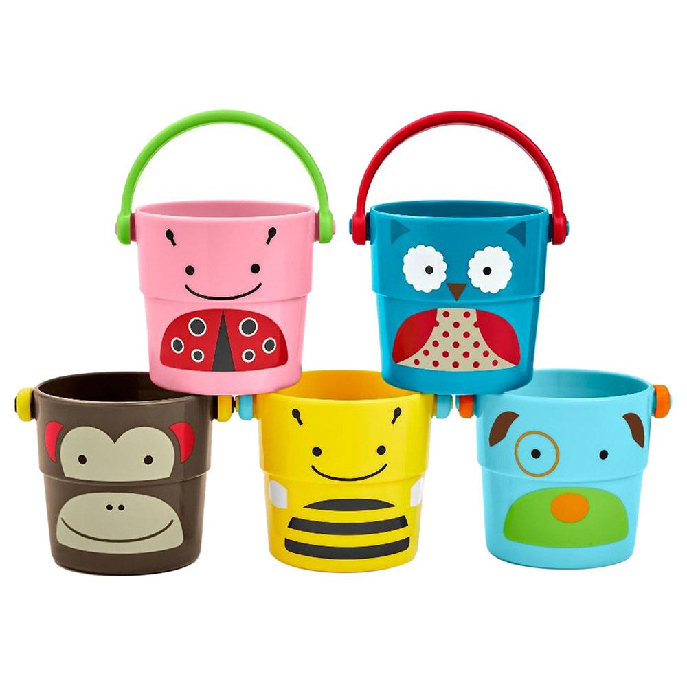 SkipHop Zoo Stack & Pour Buckets