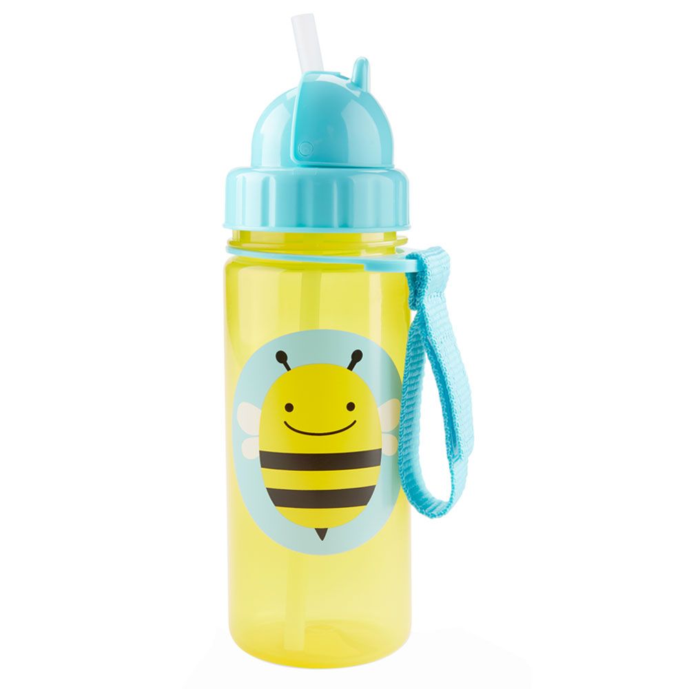 SkipHop - Zoo Straw Bottle 390ml - Bee