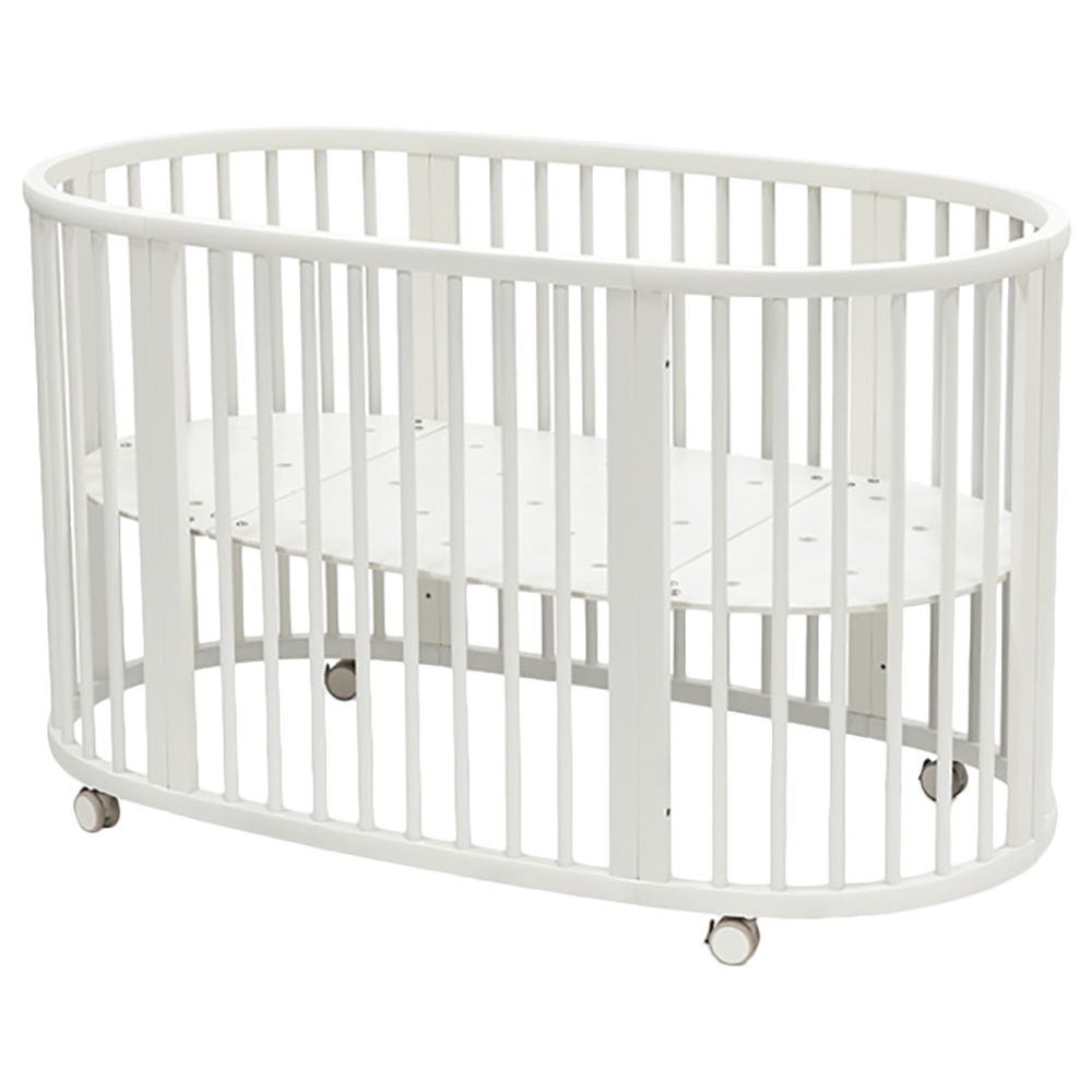 Stokke Sleepi Oval Crib Bed Mint Green Buy at Best Price from Mumzworld United Arab Emirates