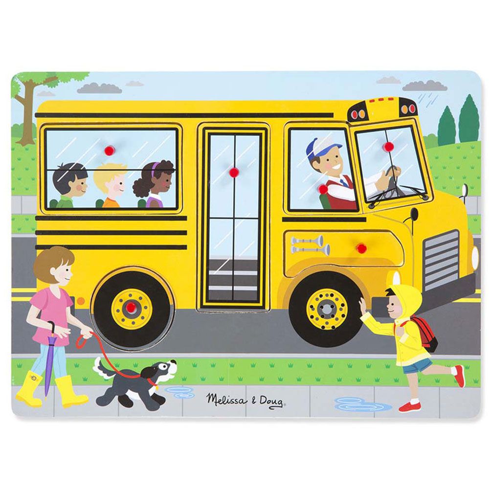 Melissa & Doug - The Wheels on the Bus Sound Puzzle