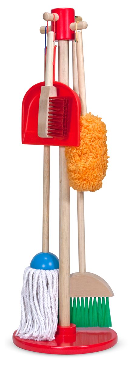 Melissa & Doug - Dust! Sweep! Mop! Six-Piece Play Set