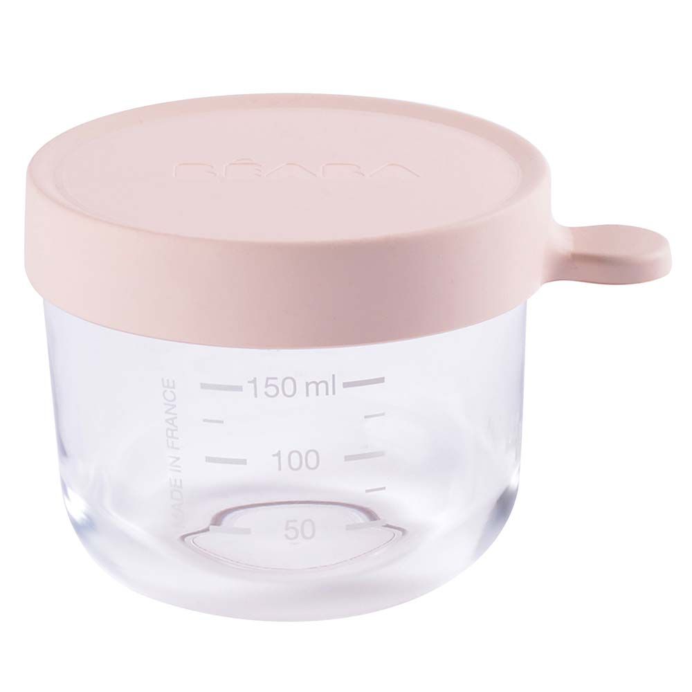 Beaba - Conservation Jar Glass 150ml - Pink