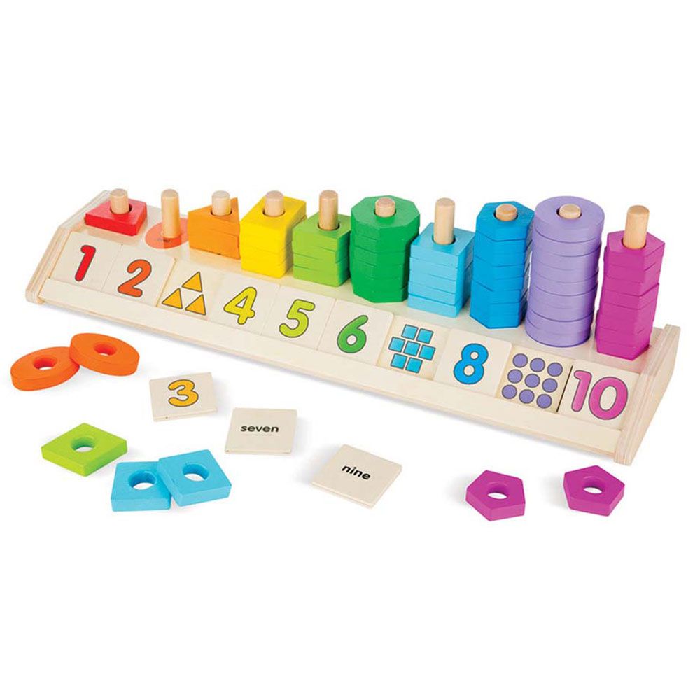 Melissa & Doug - Counting Shape Stacker