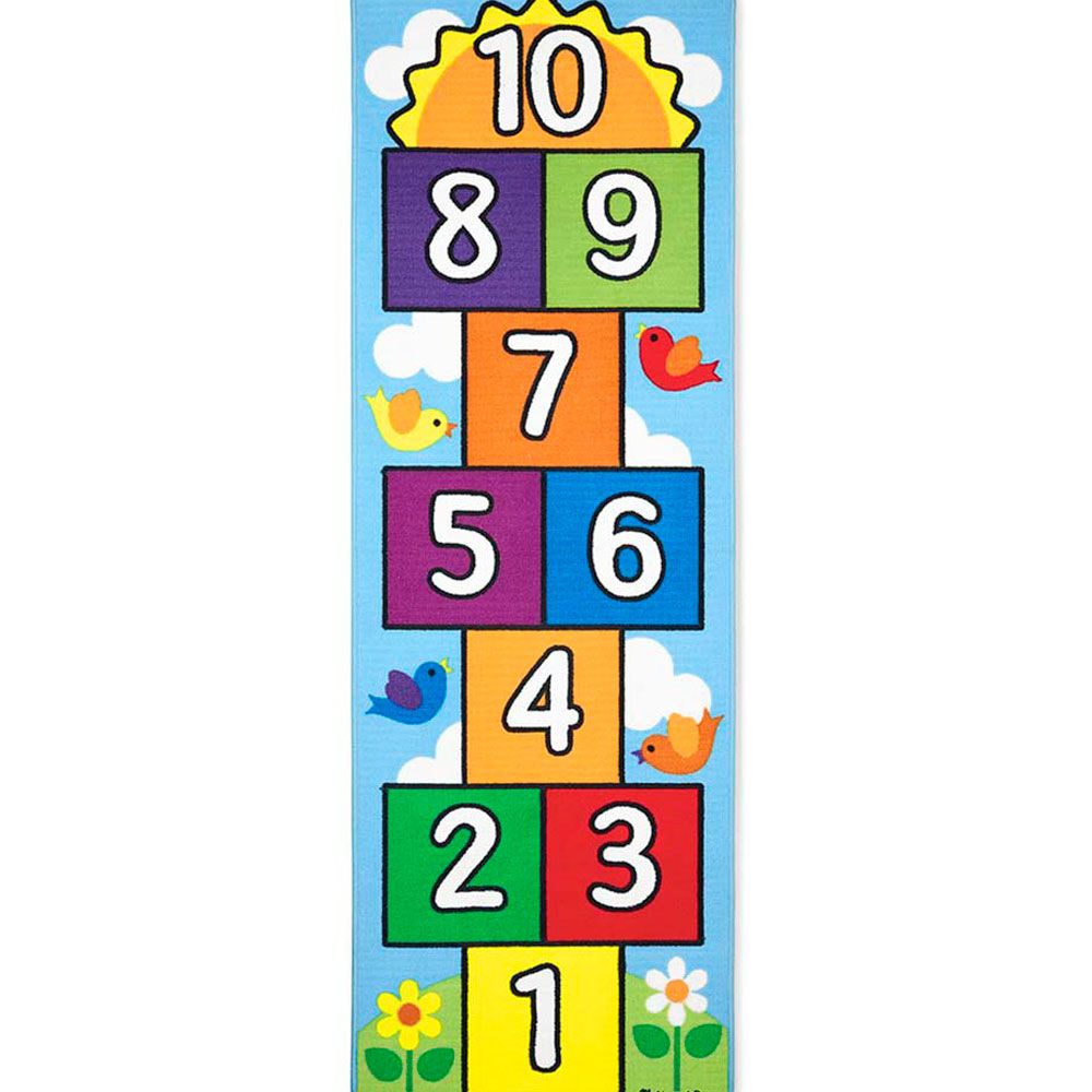 Melissa & Doug - Hop & Count Hopscotch Rug