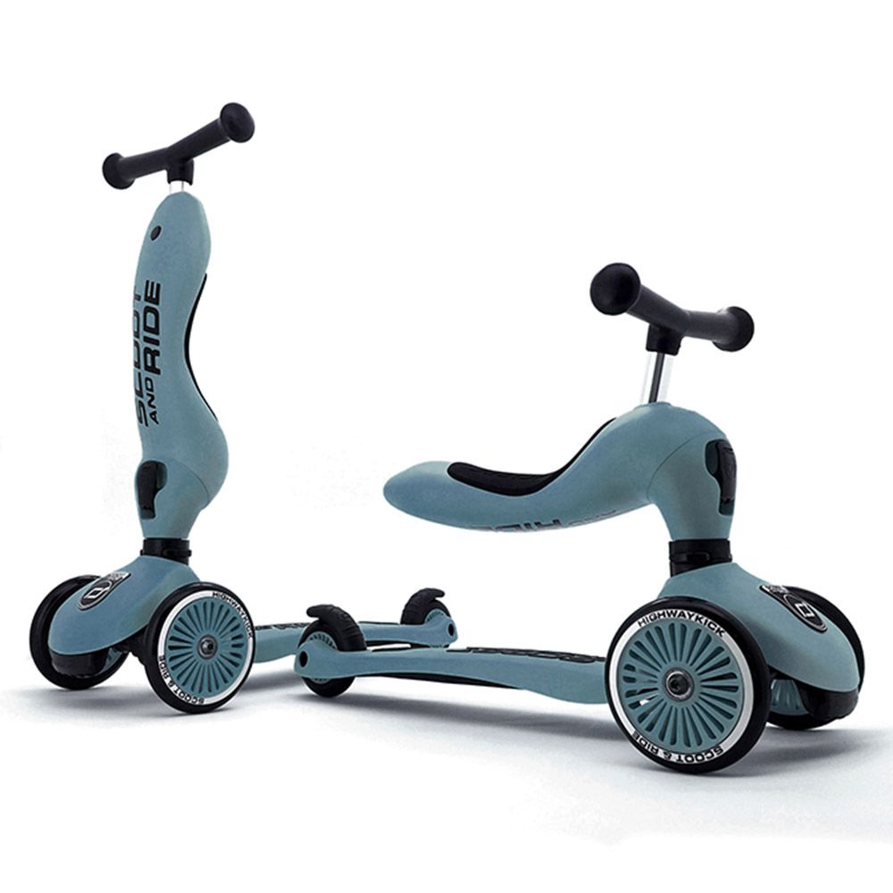 Scoot & Ride - 2-in-1 Scooter Highwaykick 1 - Steel