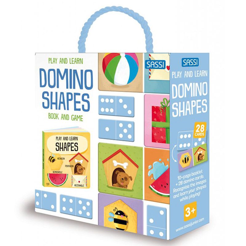 Sassi - Domino Shapes Book & Game Activity Box