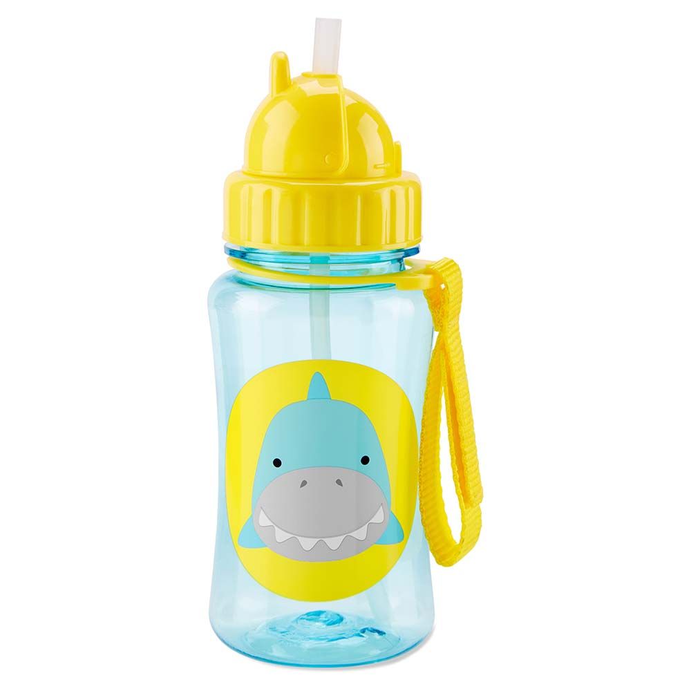 SkipHop - Zoo Straw Bottle 350ml - Shark