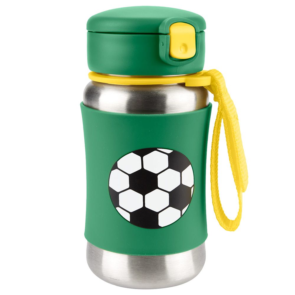 Skiphop - Spark Style Stainless Steel Straw Bottle - Football