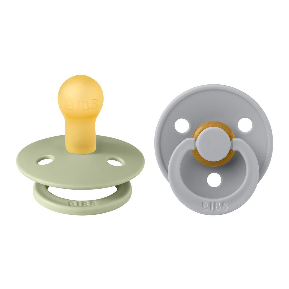 Bibs - Colour S1 Pacifiers - Pack of 2 - Sage/Cloud