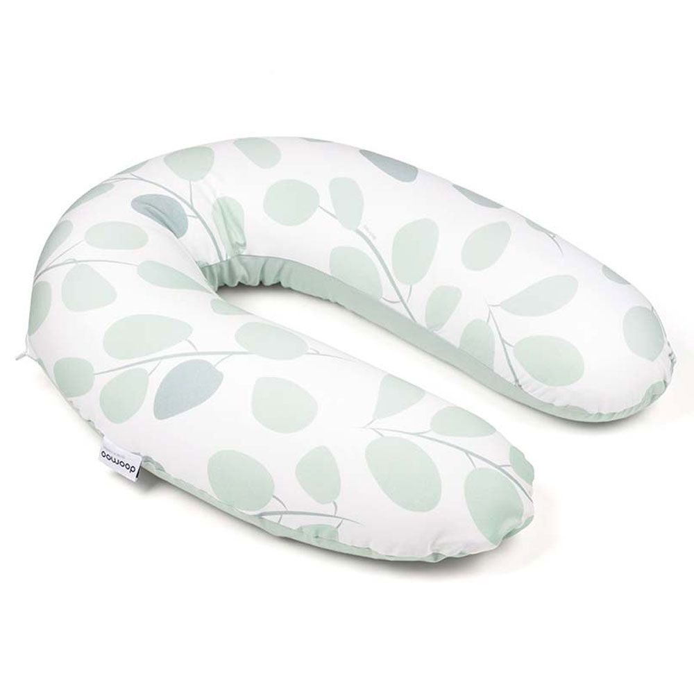 Doomoo - Buddy Multi-functional Pillow - Leaves Aqua Green