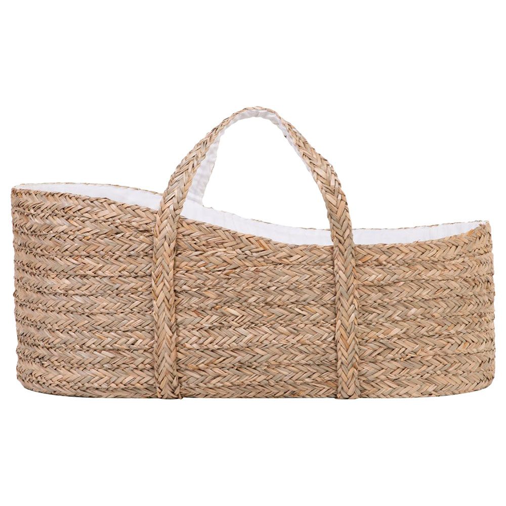 Childhome - Moses Basket w/ Mattress - Seagrass Natural