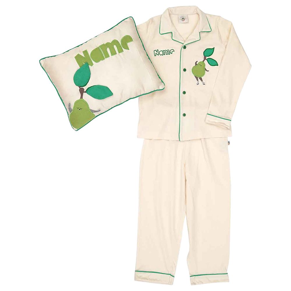 Mi Dulce An'Ya - 2pc-Set - Skating Pear Night Suit & Cushion