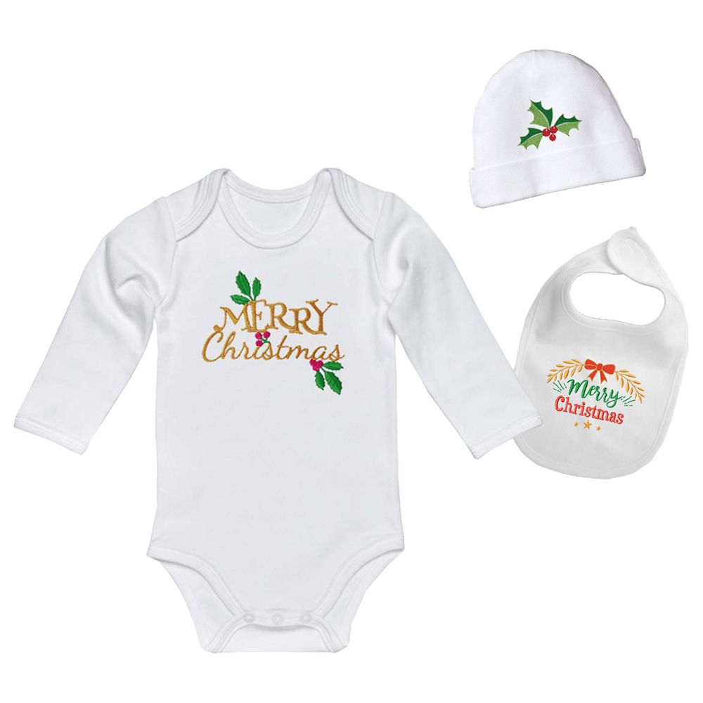 Creative Costumez - 3pc-Set - Personalized Baby Christmas Set