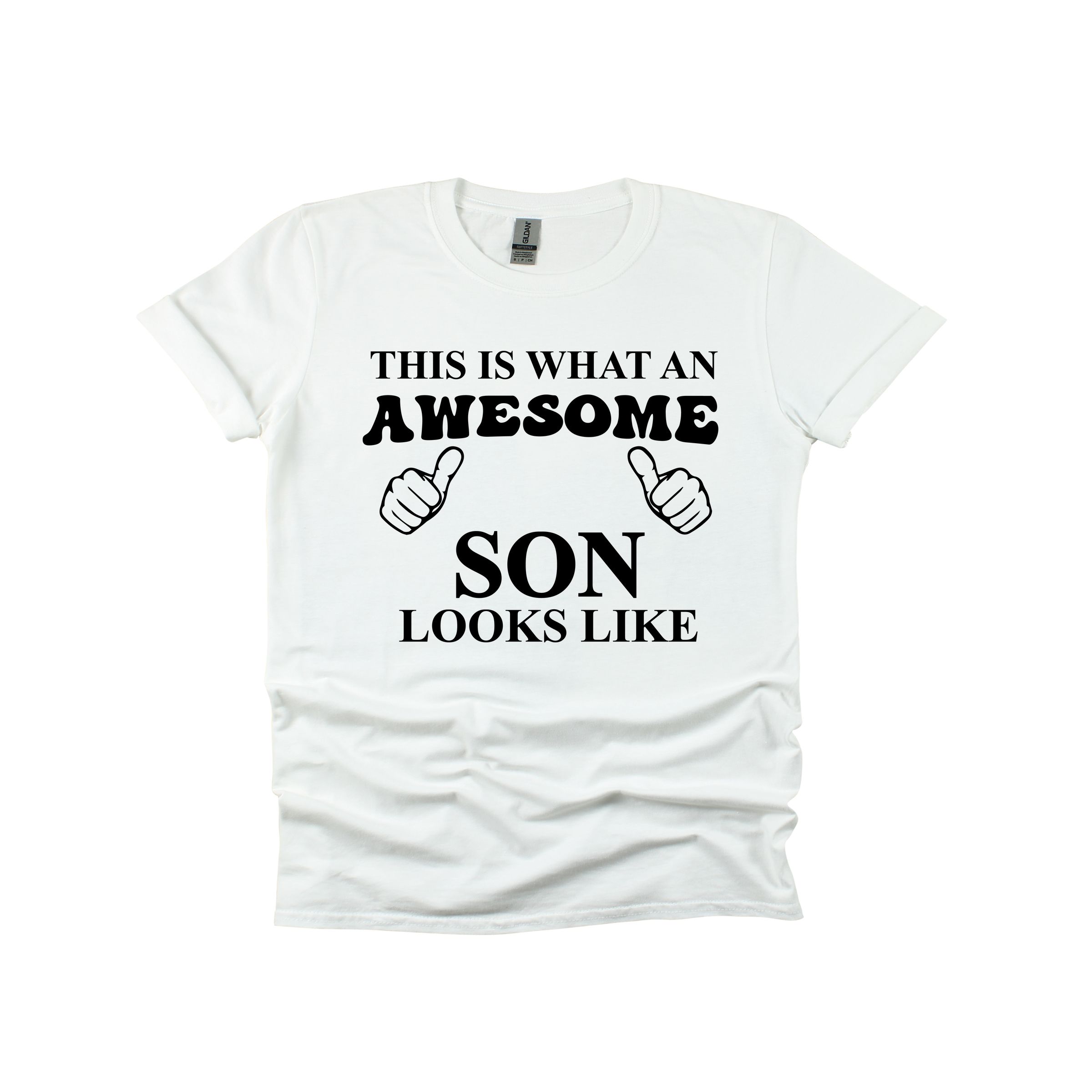 Matching Family Outfits - Awesome Son Looks T-Shirt - White