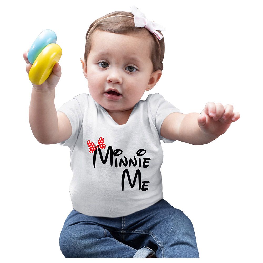 Matching Family Outfits - Daughter "Minnie Me" T-Shirt - White