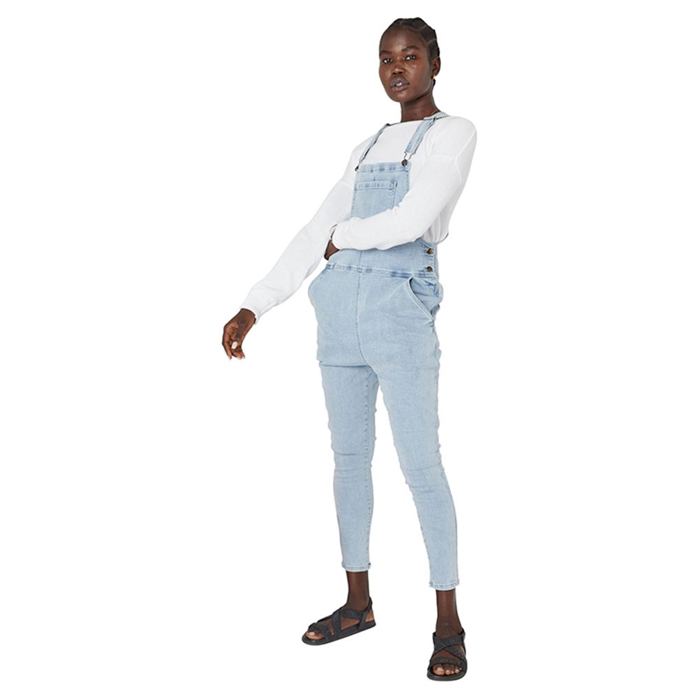 Mummyista Legoe Dungarees Ice Denim