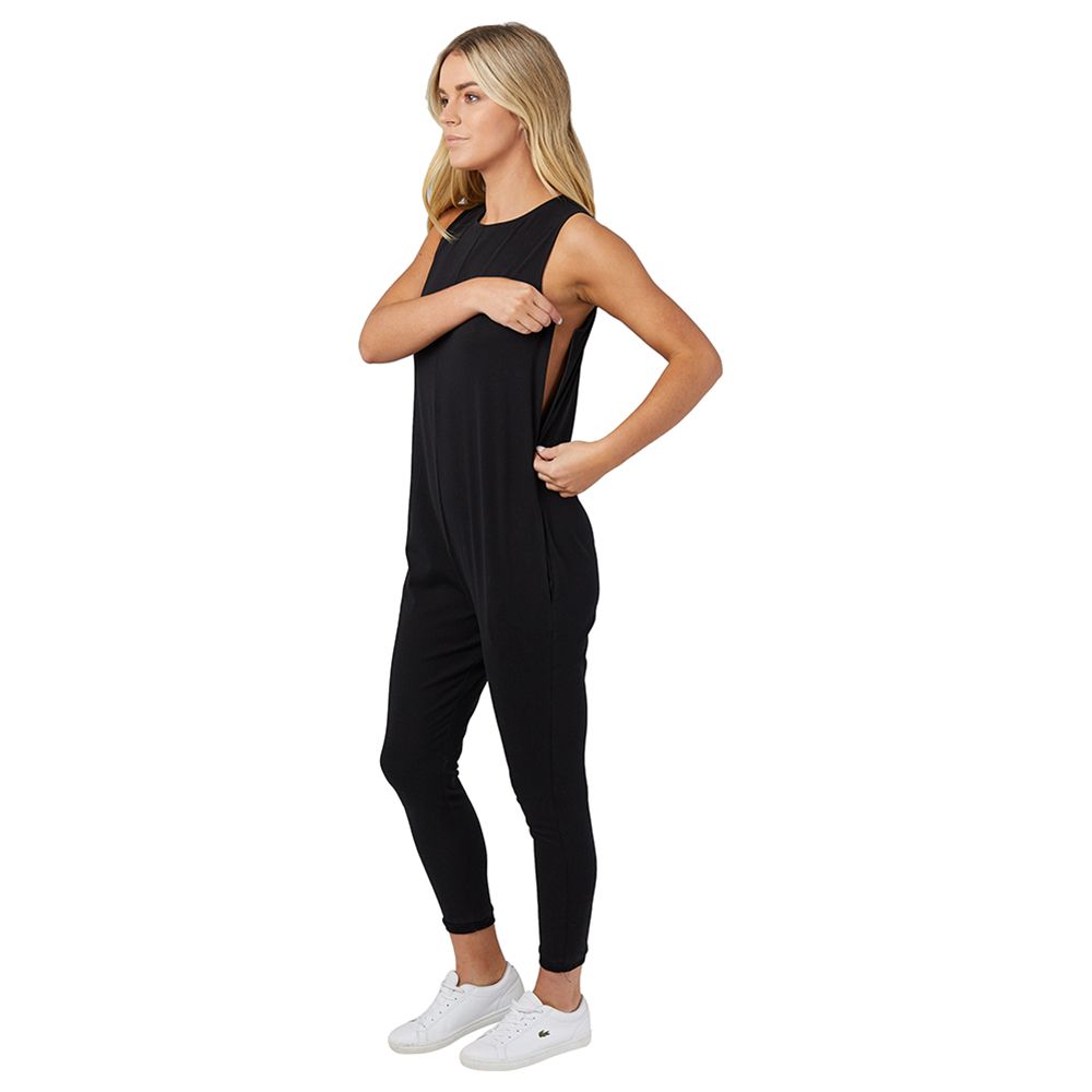 Mummyista Legoe Villa Maternity Jumpsuit Black