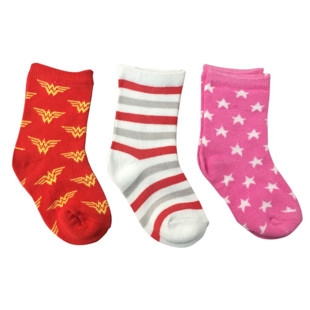 Justice League - Wonder Woman Printed Sock Pack of 3