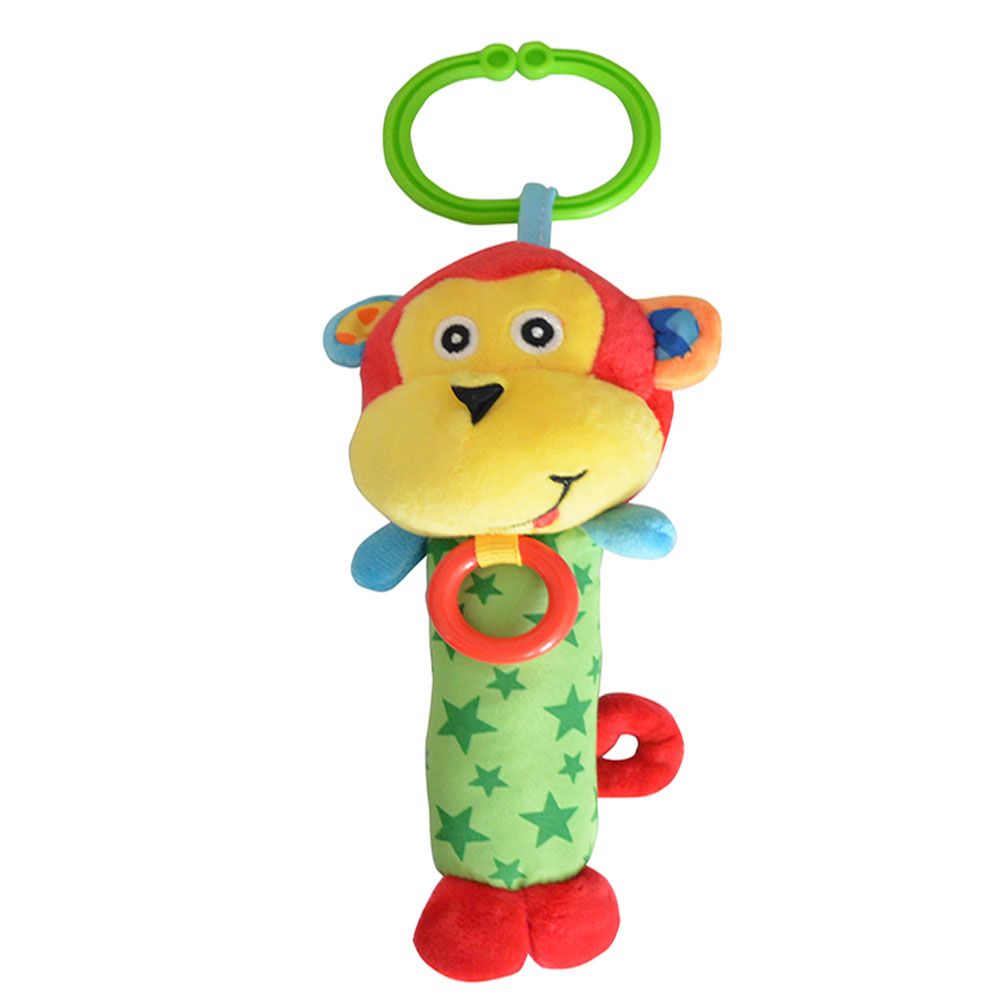 Pixie - Baby Monkey Rattle Toy