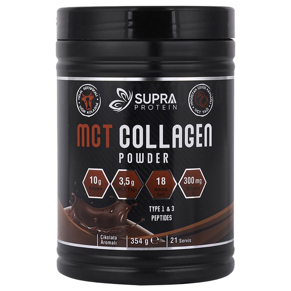 Supra Protein - MCT Collagen Powder 354g - 21 Servings - Chocolate