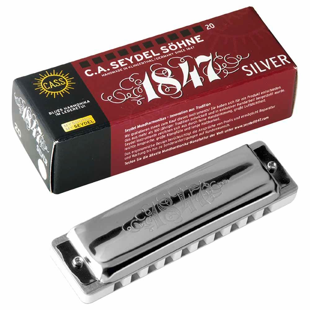 Seydel - Blues 1847 C Key Harmonica - Silver