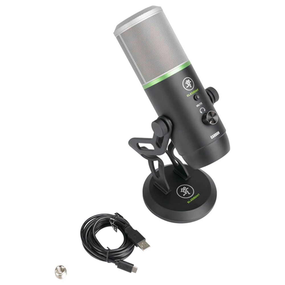 Mackie - Carbon Premium USB Condenser Microphone - Black