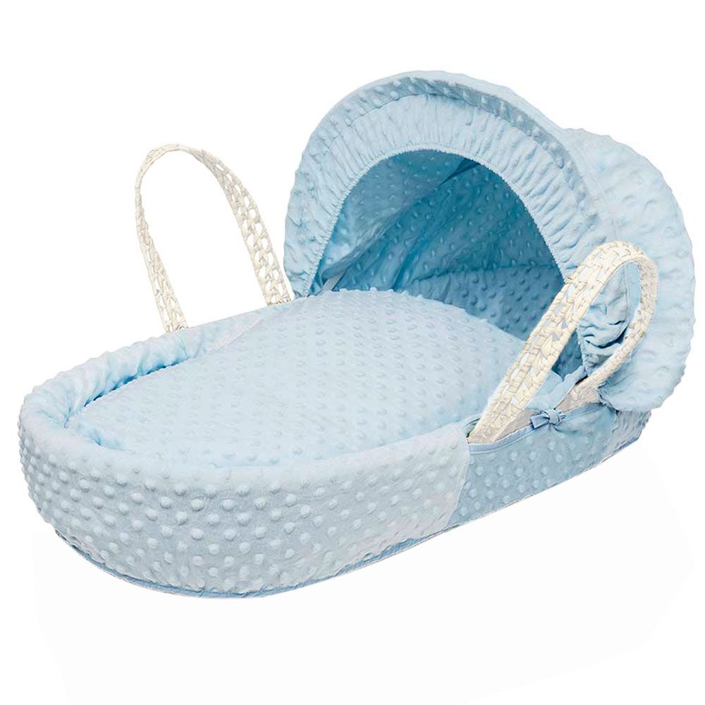 Kinder Valley - Dimple Moses Basket Bedding Set - Blue