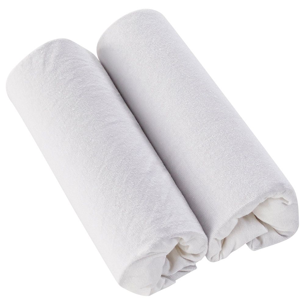 Kinder Valley - Jersey Sheets - White