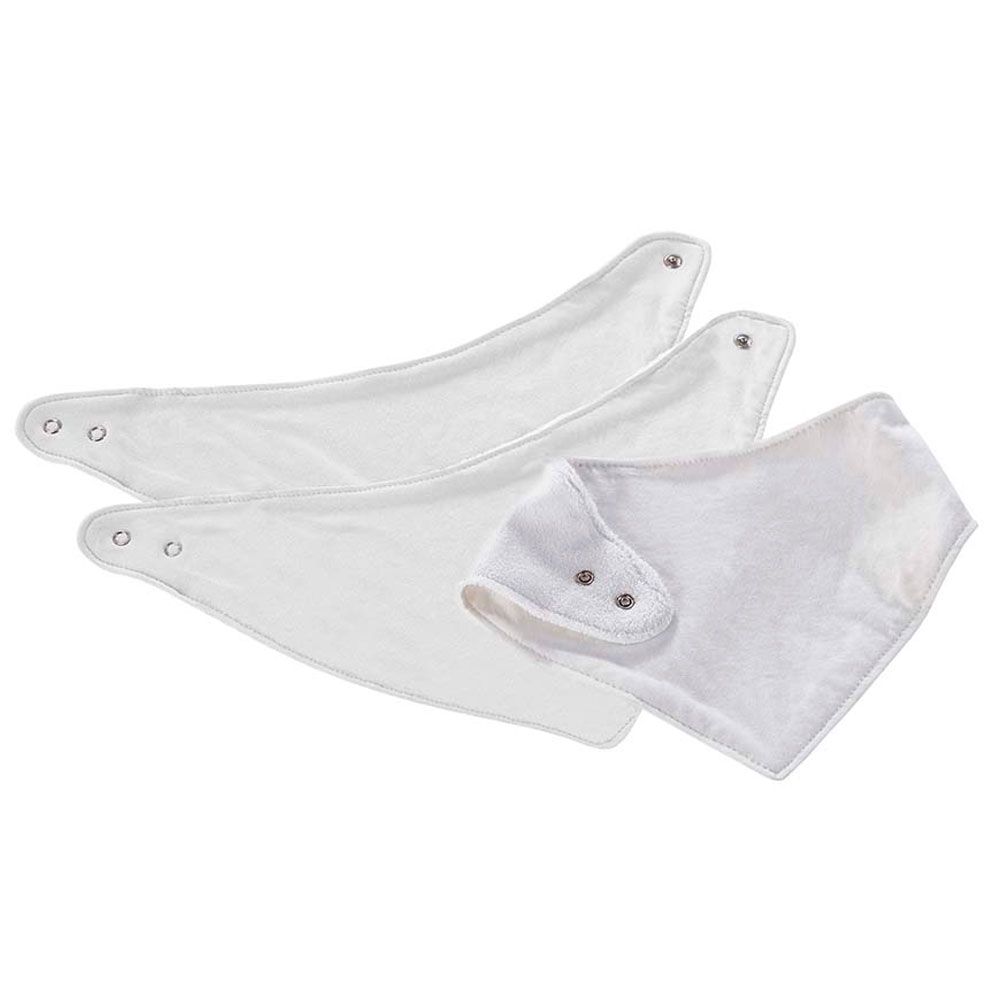 Kinder Valley - Bibs Pack of 3 - White