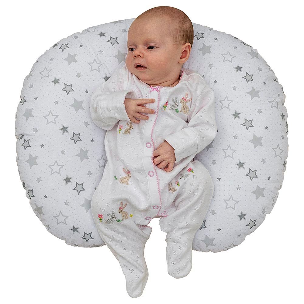 Kinder Valley - Multi-Use Donut Nursing Pillow - Silver