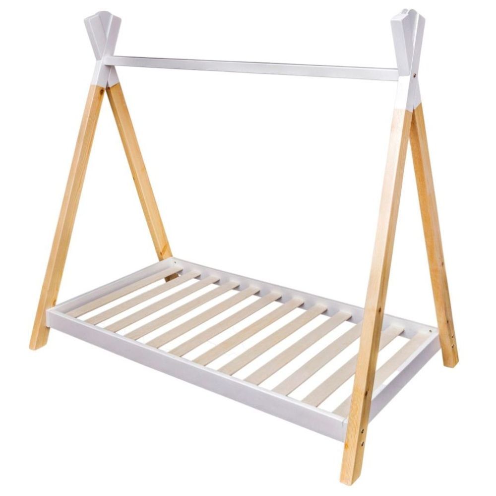 Kinder Valley - Teepee Toddler Bed Two Tone - White/Brown