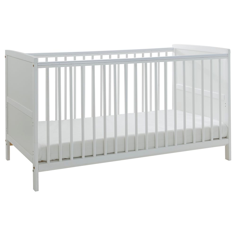 Kinder Valley - Sydney Cotbed w/ Spring Mattress - White