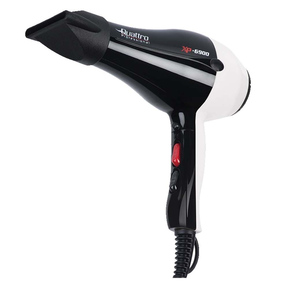 Quattro Professional - Hair Dryer XP 6900 - White & Black