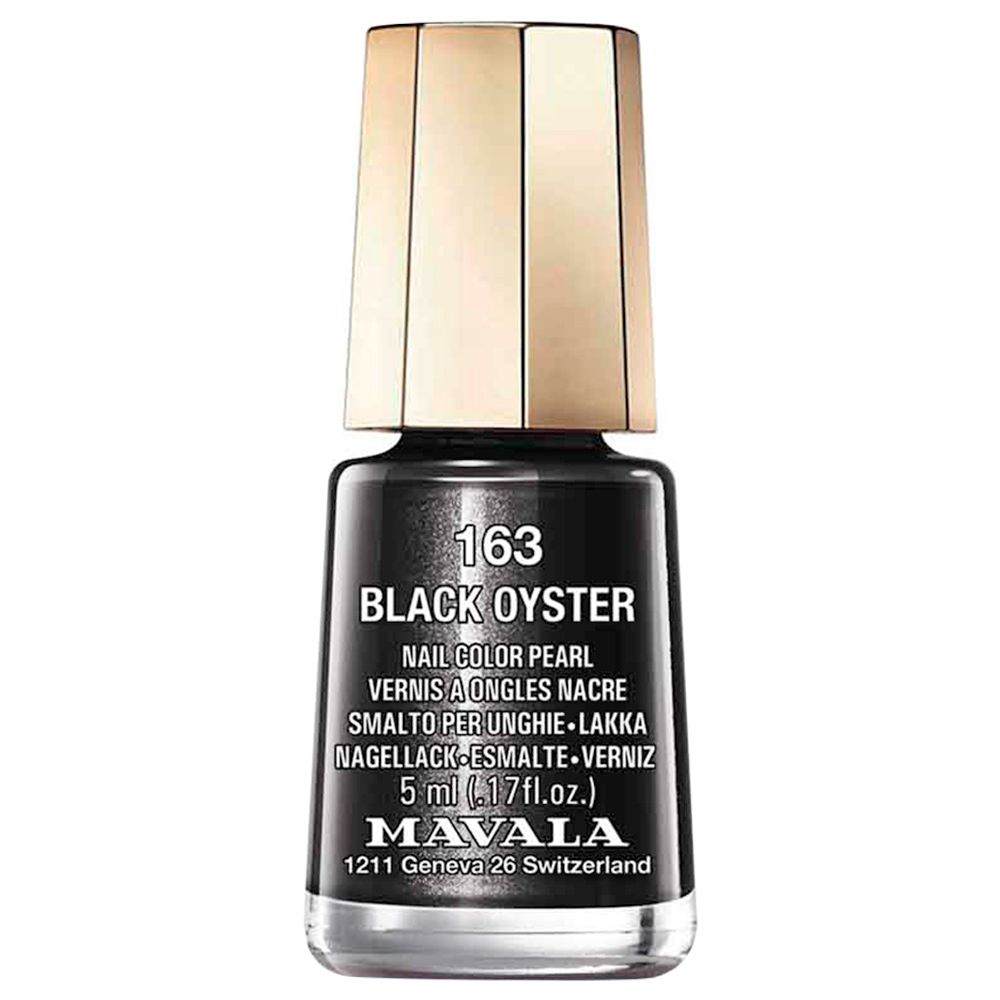 Mavala - Nail Polish 163 Black Oyster 5ml - Black