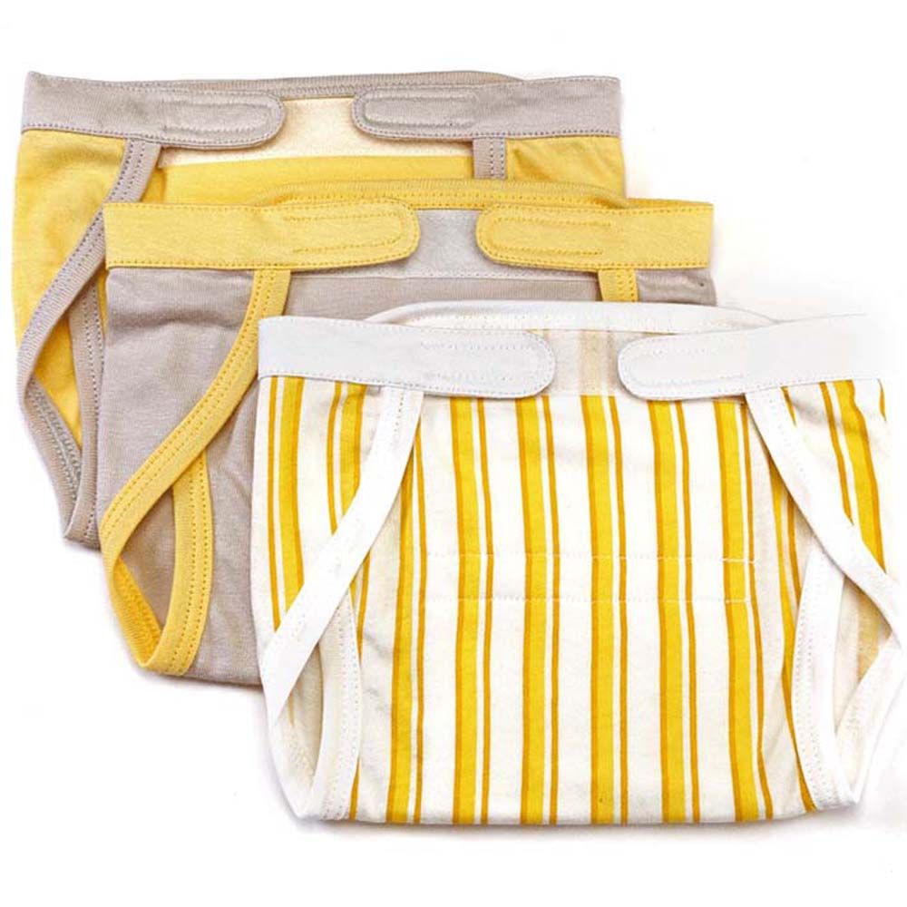 Mi Dulce An’ya - Nappies - Yellow Stripes