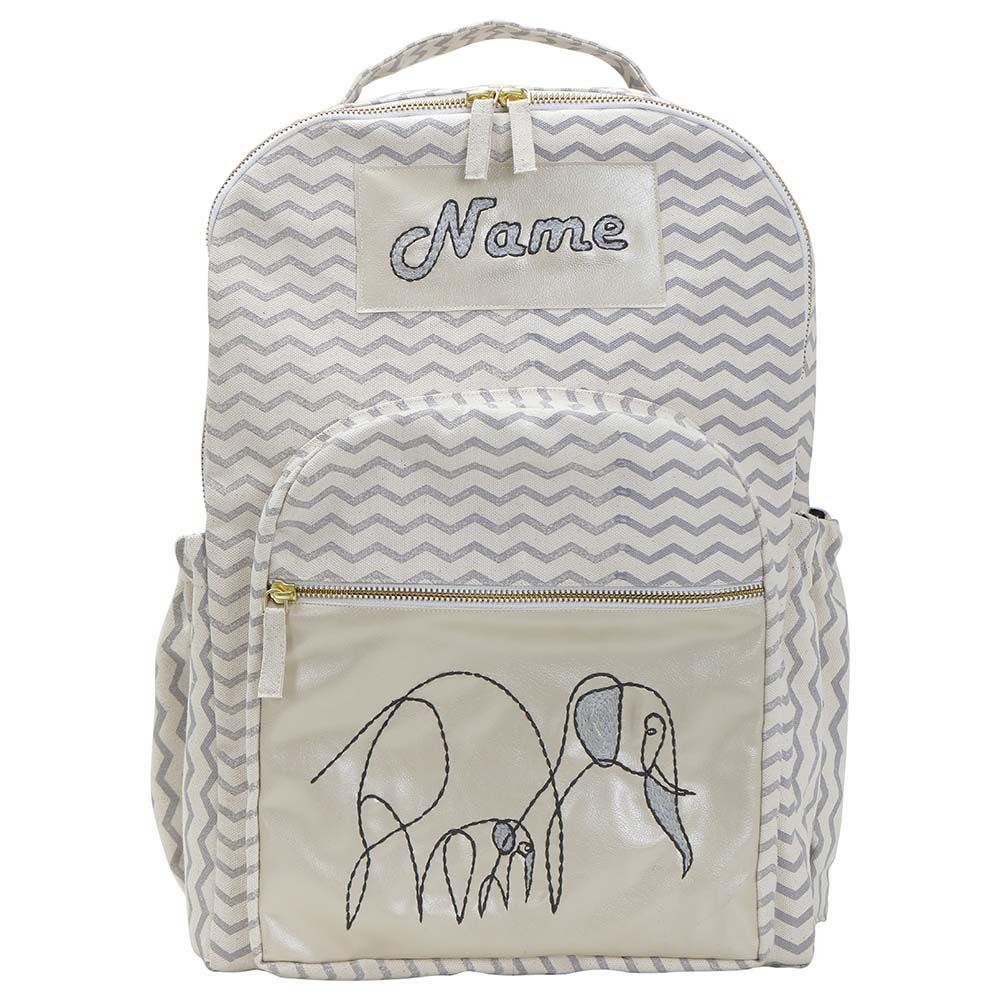 Mi Dulce An'ya - Elephant Embroidered Large School Bag