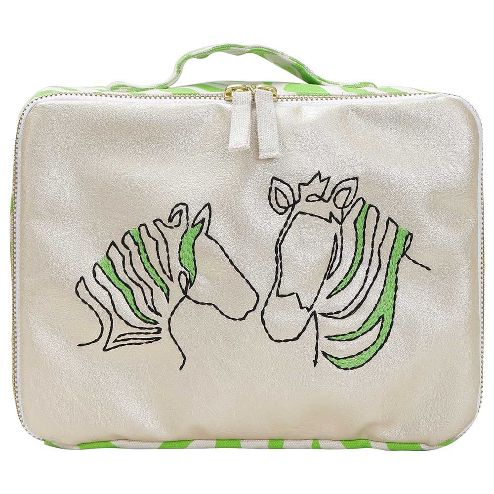 Mi Dulce An'ya - Zebra Embroidered Lunch Bag