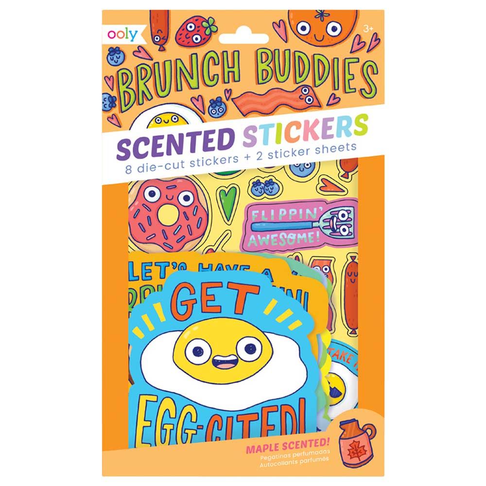 Ooly - Scented Scratch Stickers - Brunch Buddies