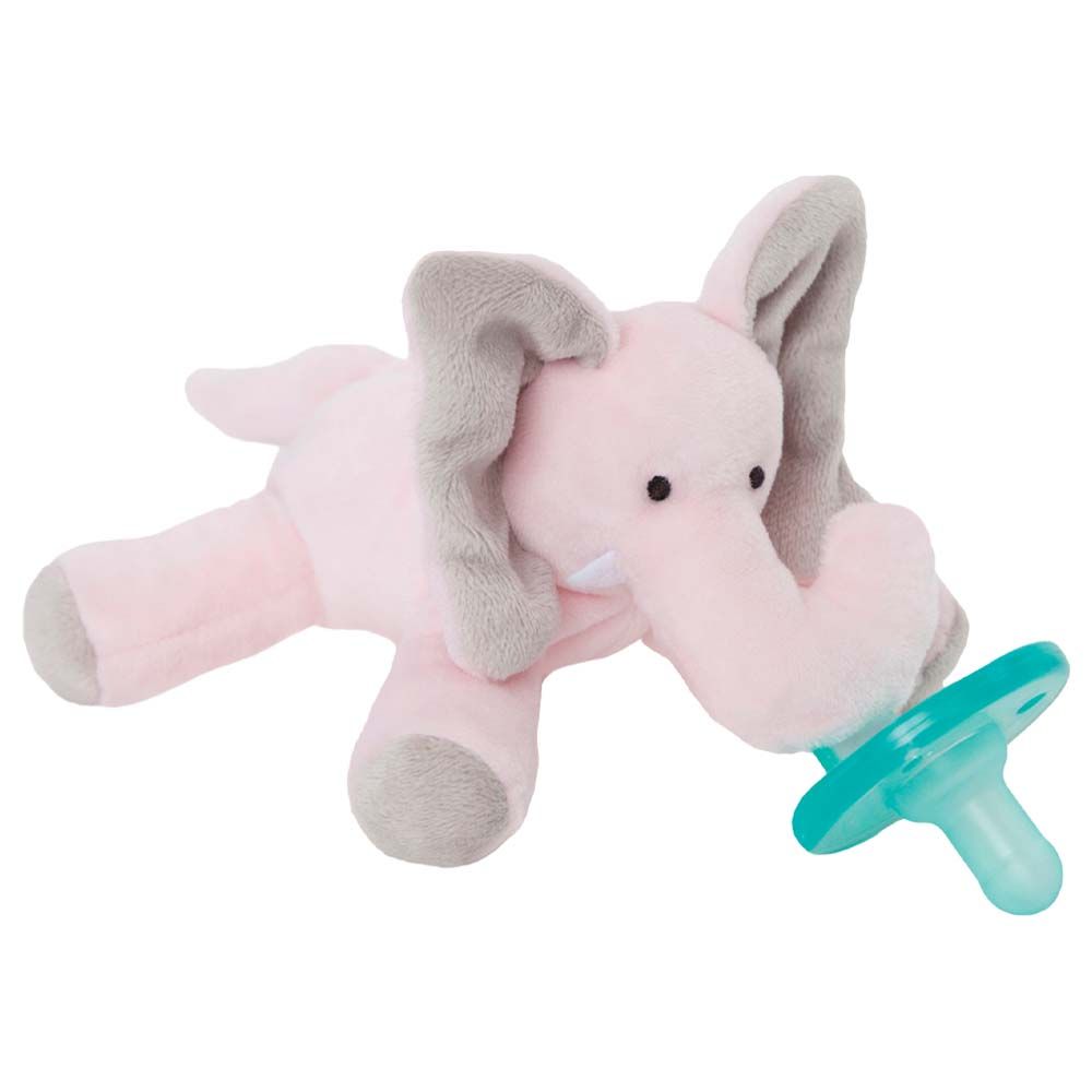 WubbaNub - Pink Elephant Infant Pacifier