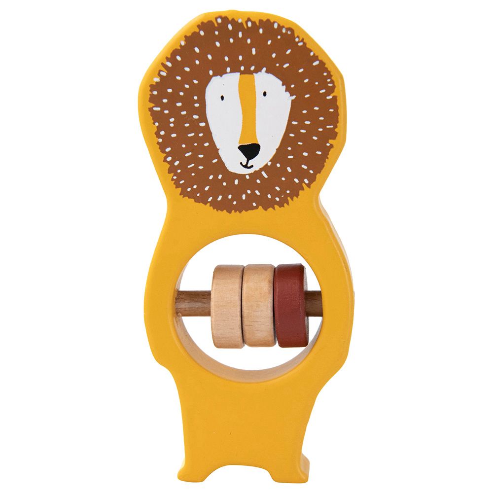 Trixie - Wooden Rattle - Mr. Lion