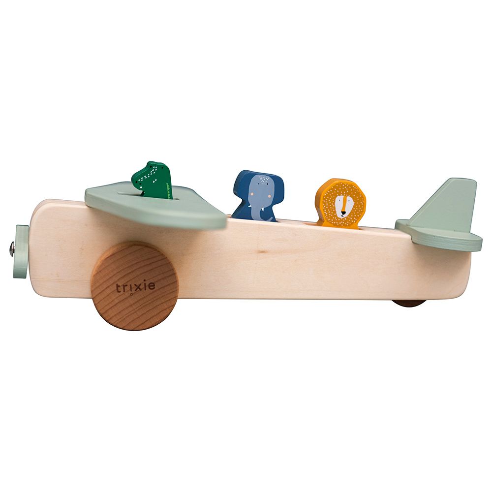 Trixie - Wooden Animal Airplane