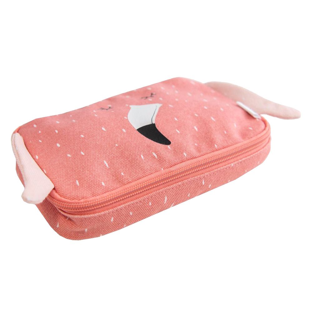 Trixie - Rectangular Pencil Case - Mrs. Flamingo