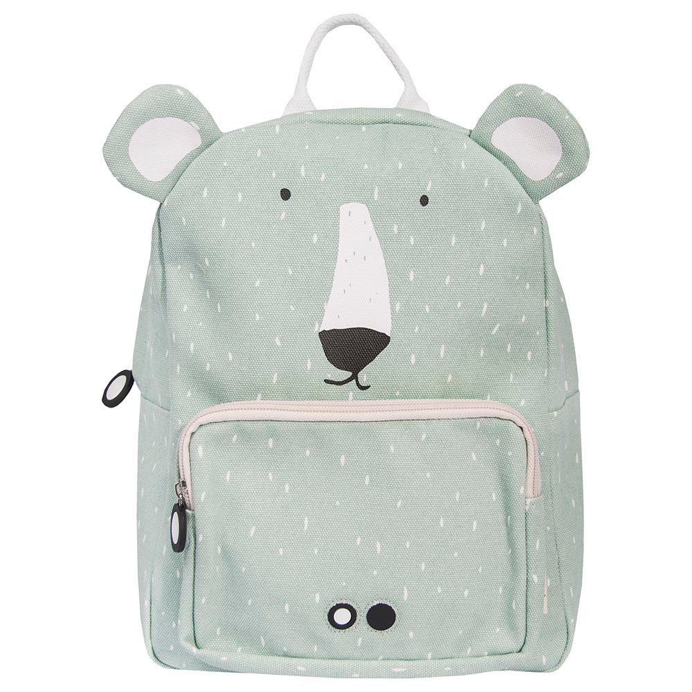 Trixie - Backpack Mr. Polar Bear - Green - 12 Inch