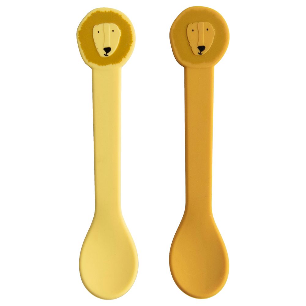 Trixie - Mr. Lion Silicone Spoon - Pack Of 2